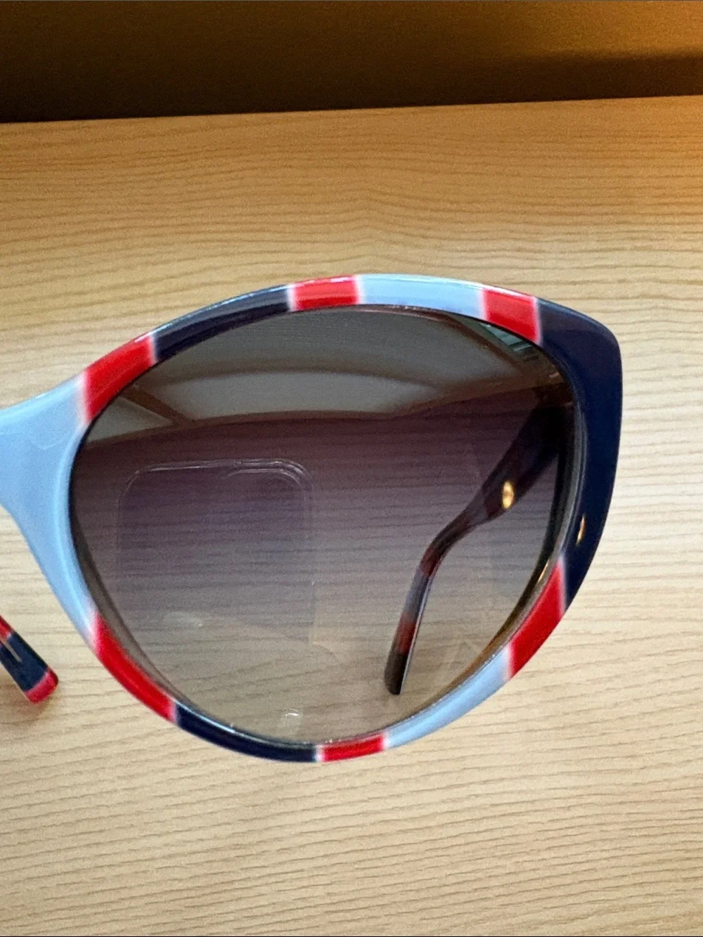 Dolce & Gabbana Women's Cat-Eye Sunglasses in Red, Blue & White